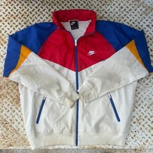 Nike Windrunner Colorblock Track Jacket Mens Full Zip Casual Athletic